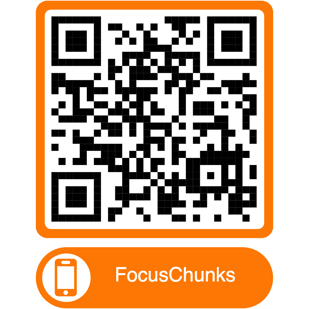 QR code to download FocusChunks on the App Store